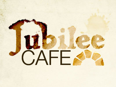 Jubilee Cafe coffee logo texture