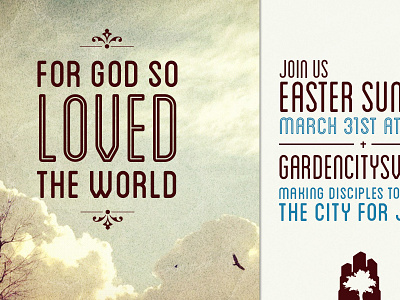 Easter 2013 - Garden City Church church easter promo