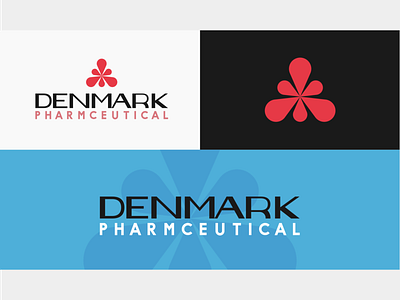 Denmark Pharmaceuticals company design doctor graphic logo design medical metabolism pharma pharmaceuticals pink red