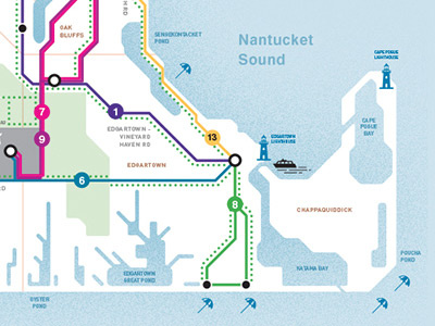 Martha's Vineyard Bus Map island map marthas vineyard transportation