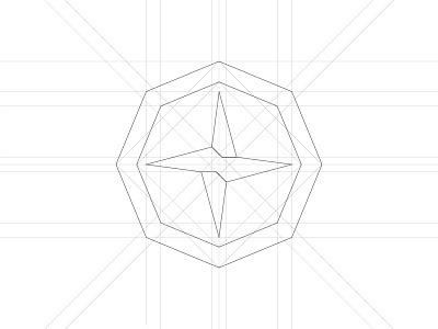 Geometric Compass Grid compass geometric grid