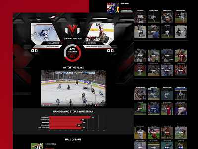 TSN 1V1 1v1 mobile sports ux design voting web