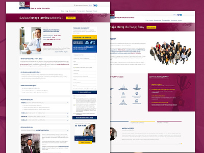 Alior - business institute business institute landing page layout web webdesign www