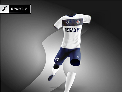 jersey Design Mockup NEKAD FC graphic design jersey