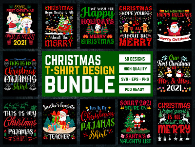 Christmas T-Shirt Design Bundle branding christmas christmas day christmas day crafts christmas day sublimation bundl christmas day svg christmas quotes christmas saying christmas t shirt design graphic design illustration print on demand printable sublimation vector trendy shirt