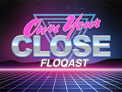 Floqast 80s 1980s ui visual design