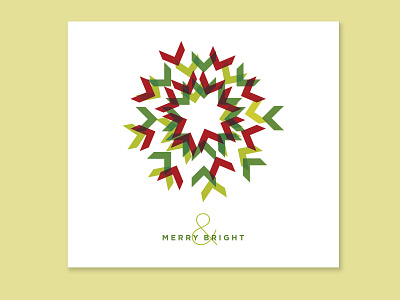 Merry and Bright Corporate Holiday Card