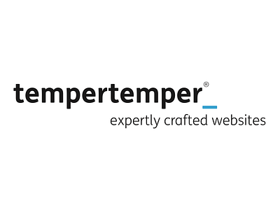 New tempertemper logo (with strapline) logo