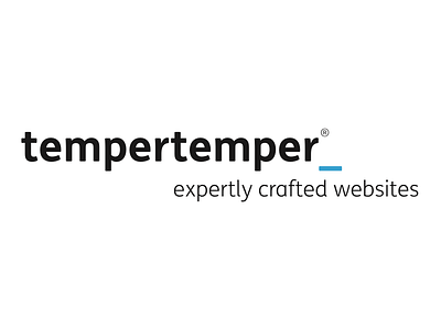 New tempertemper logo (with strapline)