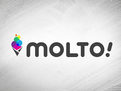 Molto Icecream logo customfont flexfriday icecream illustrator lettering local melmocreative