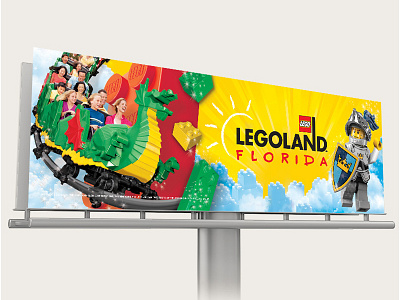 Legoland Billboard artdirection billboard graphicdesign