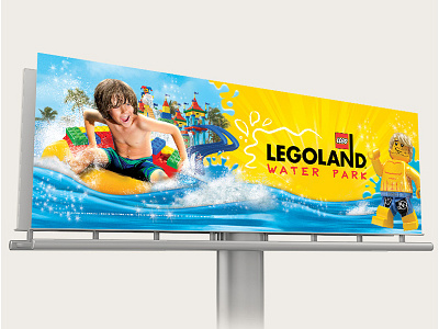Legoand Billboard artdirection billboard graphicdesign