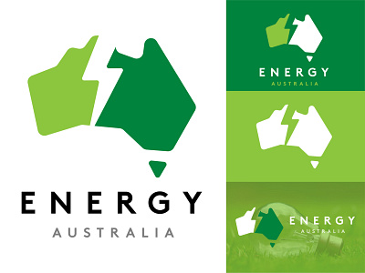 Energy Australia Logo Design (Concept) australia bolt brand identity branding design energy energy logo identity illustration logo logotype map vector volt