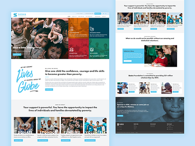 CHARITY - Landing Page charity clean creative design foundation help interface landing landing page nepal ngo typography ui ui design ux volunteer web web design webdesign website