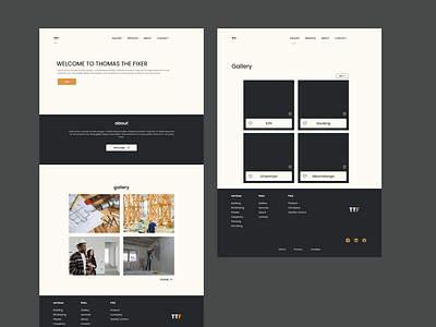 Builder Homepage web design