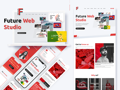 Home Page Design for Web Studio