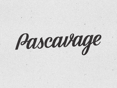 Pascavage Wordmark