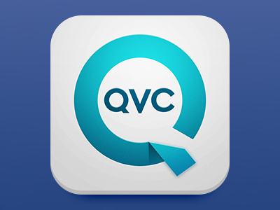 QVC App Icon for ios 7 - Part 3 app flat icon white