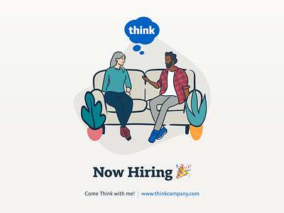 We're Hiring at Think Company hiring job board job listing jobs jobseeker new job now hiring