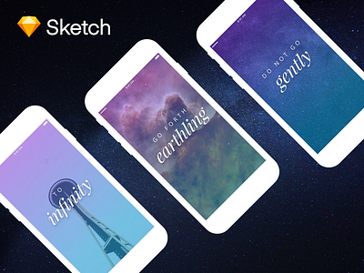 Phone Presentation Freebie app design freebie ios iphone mobile phone presentation sketch space ui ux