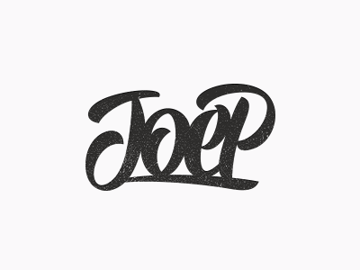 New Logotype hand drawn script