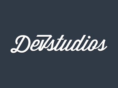 Dev7studios Logo dev7studios font handwriting logo new