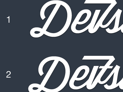 Dev7studios Logo Alternates dev7studios font handwriting logo