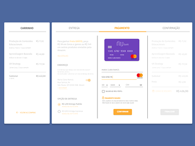 Daily UI #002 - Credit Card Checkout adobexd daily 100 daily ui 002 ui