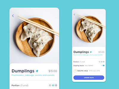 Study of Colors and Styles adobexd app food ios study ui ui design