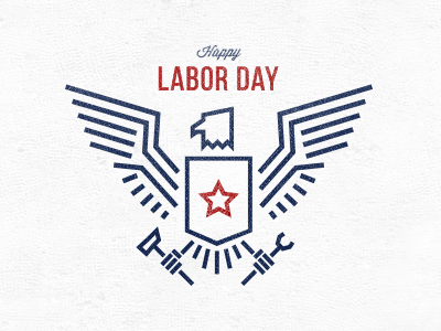 Happy Labor Day america day eagle happy holiday labor states usa vacation