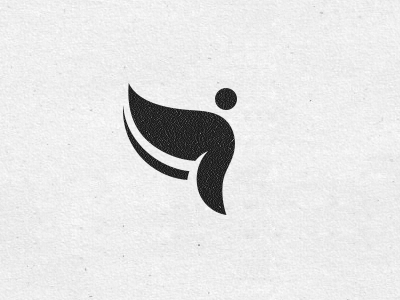 Angel abstract angel charity church flat god help icon logo mark symbol wing