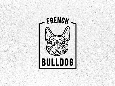 French Bulldog brand bulldog cafe coffee dog fastfood food french hotdog illustration line logo