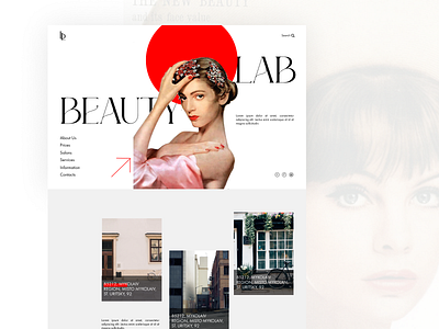 Beauty Lab branding design graphic design ui ux