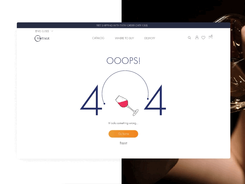 404 Page 404 branding design typography ui ux