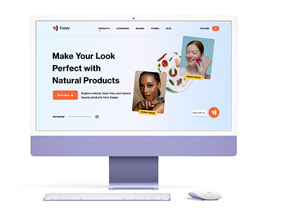 Ecommerce store Landing page