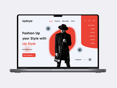 Clothing brand e-commerce Landing page