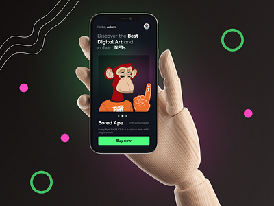 NFTs Mobile App Concept
