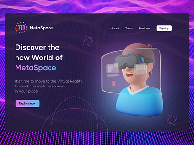 Metaverse - Web 3.0 - Landing Page