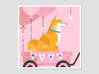 National Dog Day celebration dog good boy illustration national dog day office dog uber uber design