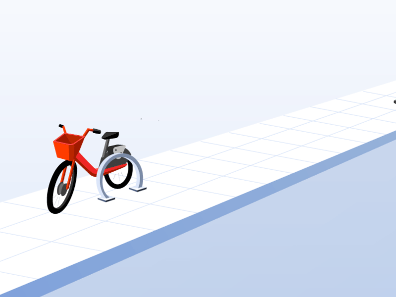 Uber Bike - How to Unlock animation bike design gif jump onboarding uber uber bike uber design