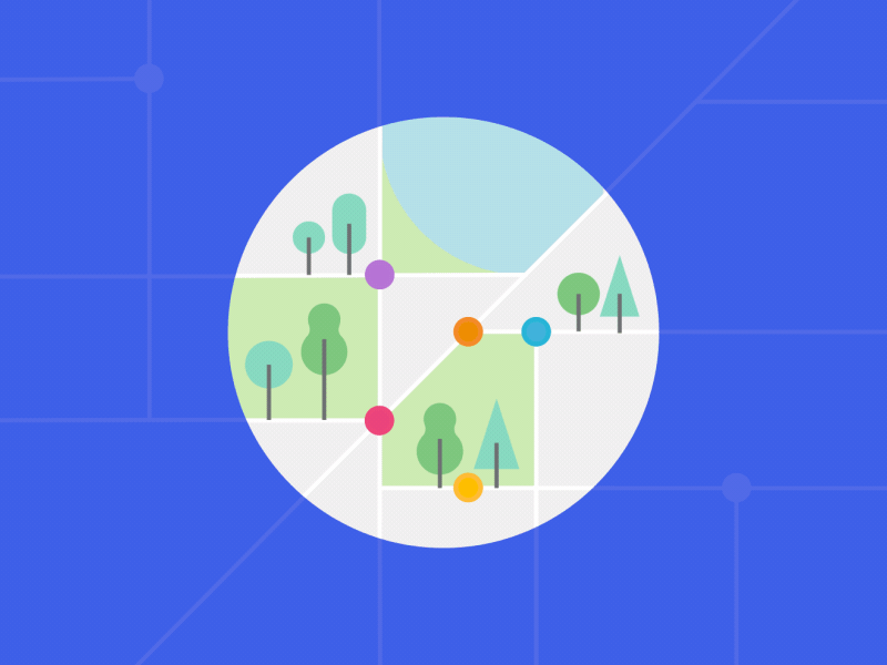 Express POOL animation efficiency express pool map matching trees uber uber design walking