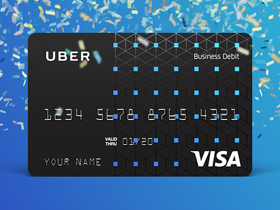 Uber Visa Debit Card for Drivers - Surprisingly Rewarding debit debit card design driver rewards uber uber design visa