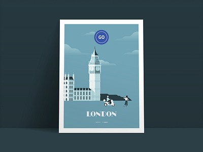 London app celebration driver illustration london poster redesign uber uber design