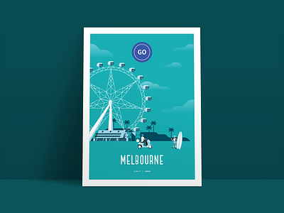 Melbourne app australia celebration driver illustration melbourne uber uber design