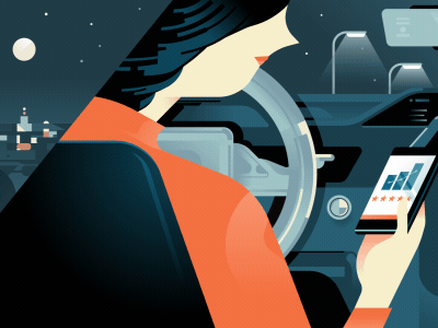 New Driver App Login Screen animation illustration login screen motion design paralax product design tapestry uber uber design