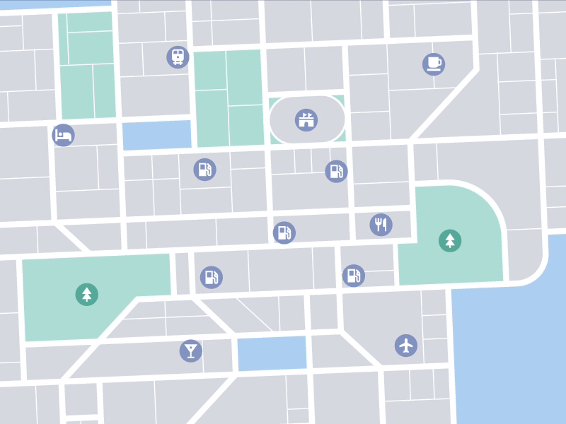 Carbon Map Markers cartography driver icons maps navigation uber uber design