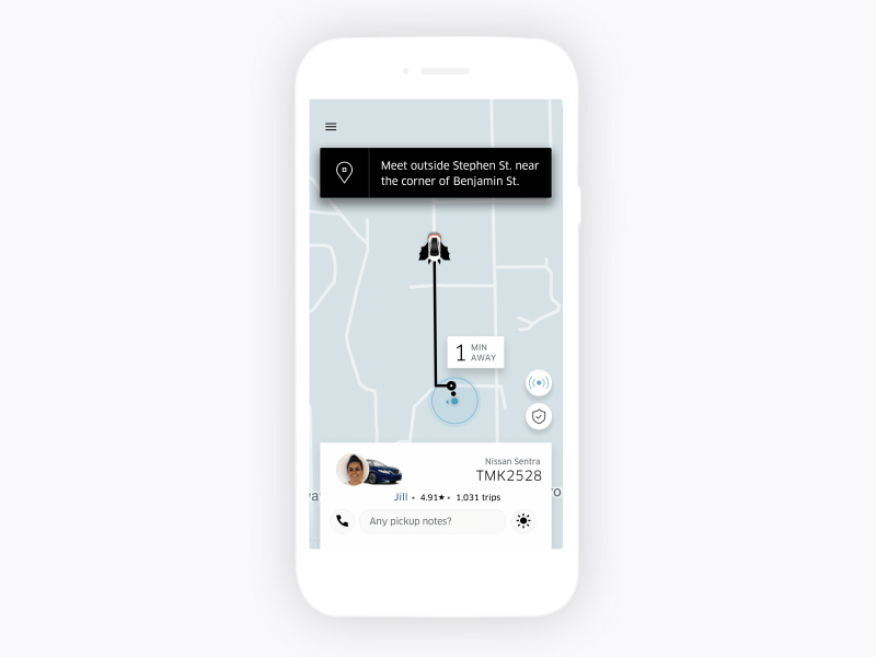 Ready for Trick-or-Treating? app bat car bat mobile car halloween holiday map rider uber uber design uberx ui