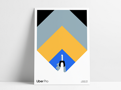 Uber Pro Launch Poster art illustration poster uber uber design