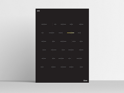 MX [Uber Platform Experience Poster Series] abstraction art celebration data data visualization minimal modernism modernist posters print product simple uber uber design visualization