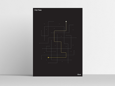 City Pulse [Uber Platform Experience Poster Series] abstraction art celebration data data visualization minimal modernism modernist posters print product simple uber uber design visualization